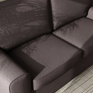 English Elm 69.6" Chenille Upholstered Loveseat with Spring Cushions and Metal Frame for Modern Spaces Grey W3568P431423