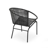 Christopher Knight Home® - Noble House - Java Outdoor Modern Faux Rattan Club Chair - Set Of 2