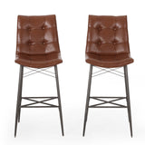 Christopher Knight Home® - Noble House - Pineview Contemporary Tufted Barstools - Set of 2