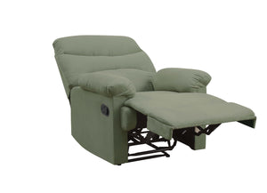 English Elm Sage Motion Recliner with Pillow-Top Arms, Microfiber Comfort, External Latch, 3" Wall Clearance, Durable Frame B062P192754