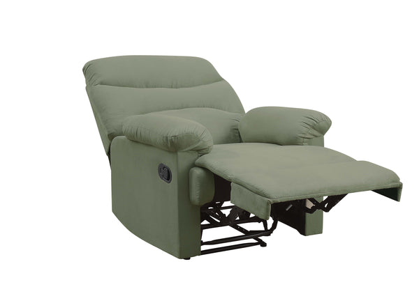 English Elm Sage Motion Recliner with Pillow-Top Arms, Microfiber Comfort, External Latch, 3" Wall Clearance, Durable Frame B062P192754