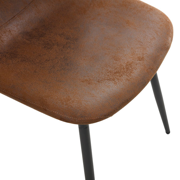 English Elm Table and Chair Set Extendable Round Oval Wood Grain Mdf Modern Dining Room W1151S03965