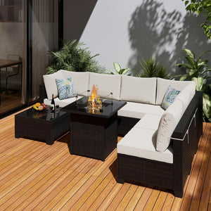 English Elm Cushion Chaise Lounge 75" Black White Striped Outdoor Seat and Back with Zipper, Removable Cover Beige W419P199031