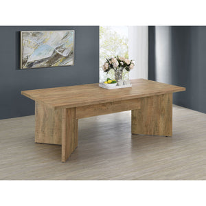 English Elm Larrabee Mango Brown Rectangular Dining Table - Modern Style, Durable Design, Seats 6-8 Comfortably B062P353240