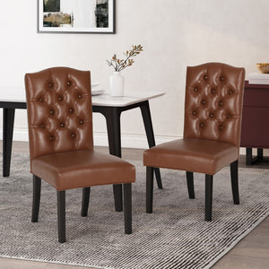 Christopher Knight Home® - Noble House - Harriet Contemporary Tufted Dining Chairs (Set of 2)