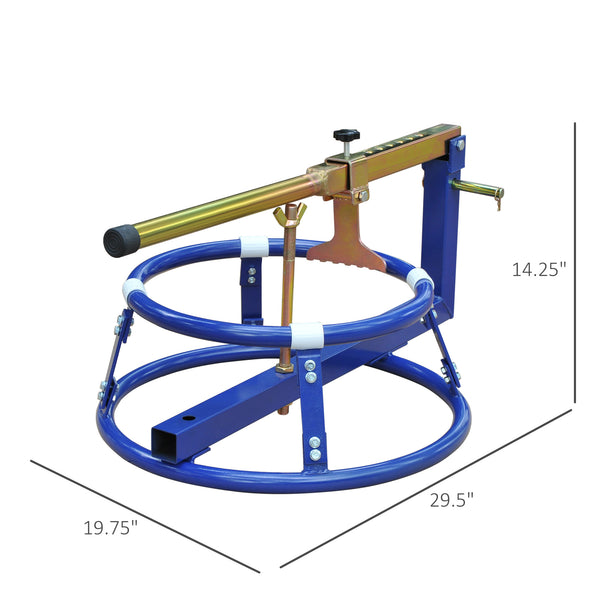 English Elm Tyre Changing Stand for Motorcycles Steel Frame Fits 16 to 22 Inch Wheels Garage T3971P384734