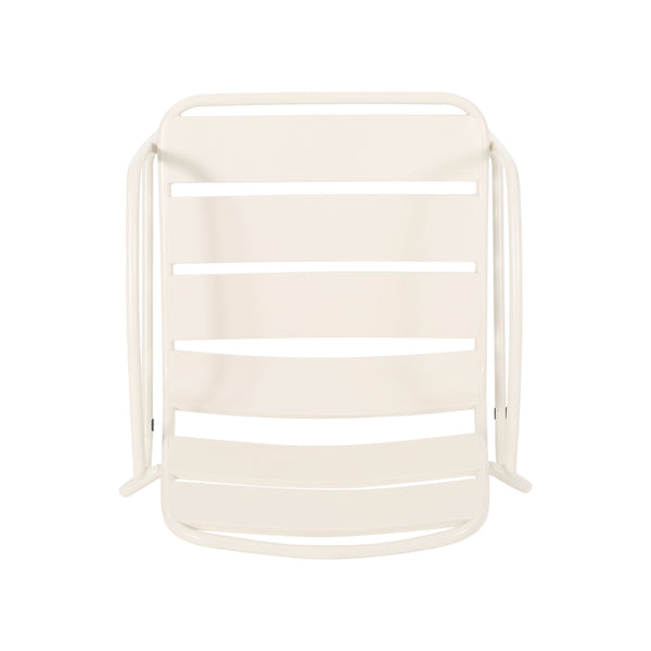 English Elm Christopher Knight Home® - CONRAD Chair with Sleek Iron Frame, Comfortable Curved Seat, Durable Outdoor/Indoor Accent Seating Matte White 65197.00WHI