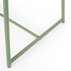 English Elm Christopher Knight Home® - ELBA Modern Mesh Shell Chat Set with Powder-Coated Iron Frame, Retro Minimal Outdoor Seating Green N775P250740G