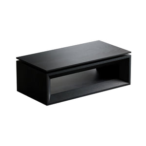 English Elm 43.3'' Wood Veneer Lift Top Coffee Table with Hidden Storage for Living Room Black W1435P453256