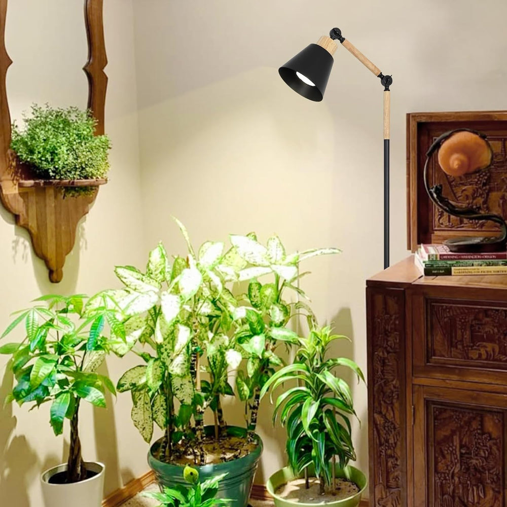 English Elm Grow Lights For Indoor Plants - Full Spectrum 20W Cob Led With Timer, Adjustable Height & Angle W2738P185439