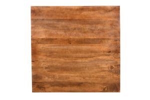 English Elm Solid Wood Handcrafted Square Coffee Table with Storage for Modern Living Rooms B024P304063