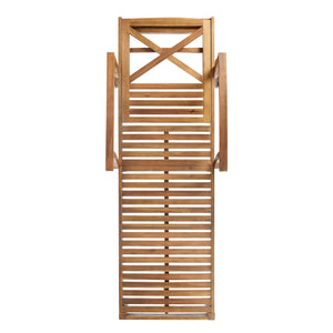 English Elm Christopher Knight Home® - PERLA Teak Acacia Chaise Lounge with Wheels – Outdoor Patio Wood Recliner, Mix‑and‑Match Cushions, Single/Set Options 61724.00WTC