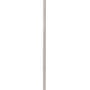 English Elm Jessa Brushed Steel Frosted Torchiere Floor Lamp - Sleek Fingerprint-Resistant Metal, Warm Diffused Glow B062P328634