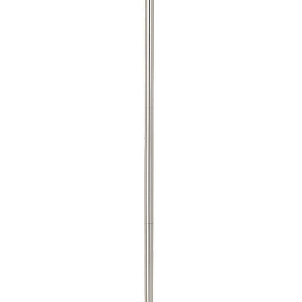English Elm Jessa Brushed Steel Frosted Torchiere Floor Lamp - Sleek Fingerprint-Resistant Metal, Warm Diffused Glow B062P328634