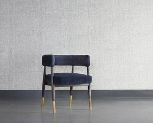 Sunpan Callem Dining Armchair - Elegant Design, Luxurious Comfort, Perfect for Stylish Dining Spaces Danny Navy