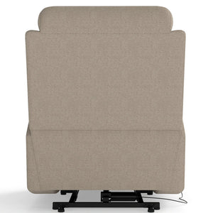English Elm Power Lift Recliner Chair Velvet Upholstered Senior Assist Motorized Living Room Seat W1028S00061