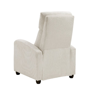 English Elm Pary Push Back Recliner in Ribbed Corduroy for Compact Living Spaces B056P417038