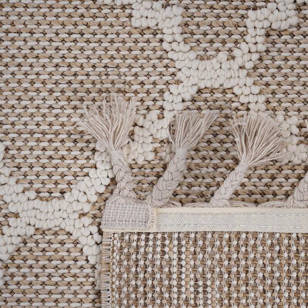 English Elm Loom & Luxe Ivory Trellis Area Rug 2X8 – Durable, Stain-Resistant Indoor/Outdoor Runner For High-Traffic Homes B335P289600