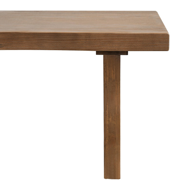 English Elm Indoor Solid Pine Dining Bench Seats Three Adults Farmhouse Style Kitchen Seating N779P329115B
