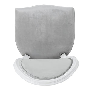 English Elm Christopher Knight Home® - Kd Dining Chair Set Of 2 - Elegant Upholstered Velvet With Iconic Round Backrest, Fluted Legs 60352.00NVLTHGRY