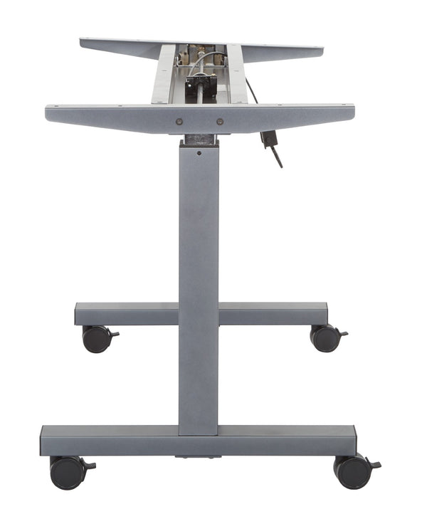 OSP Home Furnishings 4' Sit Stand Desk Frame with Pneumatic Height Adjustment for Office Workstations 4' HB6024-7