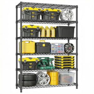 English Elm 5-shelf Heavy Duty Wire Rack Industrial Carbon Steel Garage Pantry Storage Unit W5386P445553