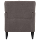 Christopher Knight Home® - Noble House - - Upholstered Accent Chair Tufted Armchair For Living Room And Bedroom, Russet Brown