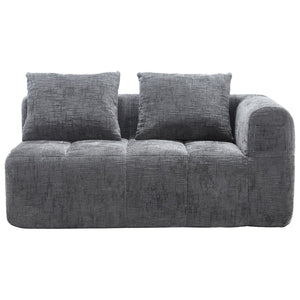 English Elm United Chenille Loveseat Sofa - Cozy Minimalist Modular Sleeper For Small Spaces & Modern Living W1568P255144-GIGA