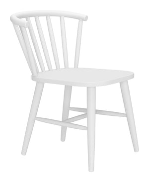 Zuo Modern Shio Dining Chair - Modern Powder Coated Aluminum Frame For Stylish Indoor & Outdoor Dining Spaces White Aluminum 704082-zuo-modern