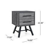 Christopher Knight Home® - Noble House - Burgoyne Mid-Century Modern Nightstand