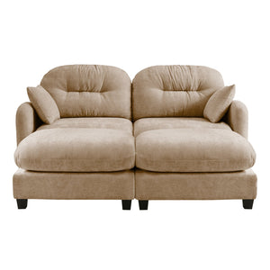 English Elm Cloud Sectional Sofa – Premium Chenille Fabric, Tufted Backrest & Flexible Layouts For Modern Homes W714S01376