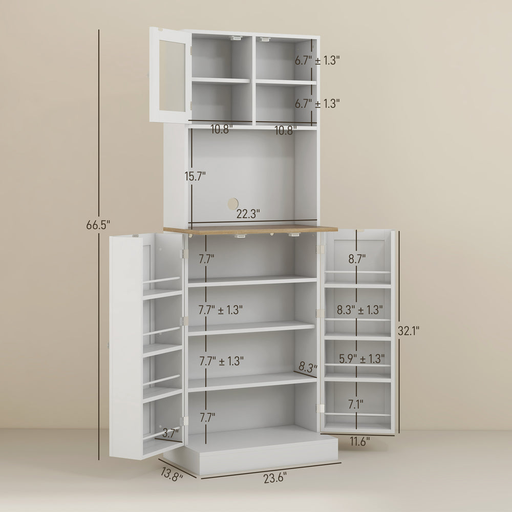 English Elm Black Tall Narrow Mdf Storage Cabinet with Doors Adjustable Shelves Bathroom Tower T3971P416380