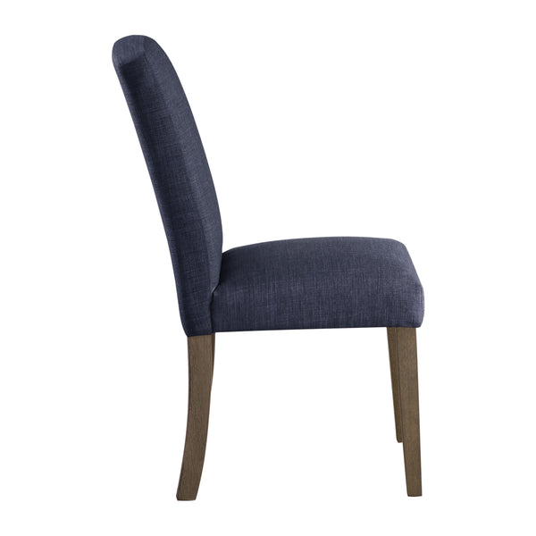OSP Home Furnishings Everly Dining Chair  - Set of 2 Navy