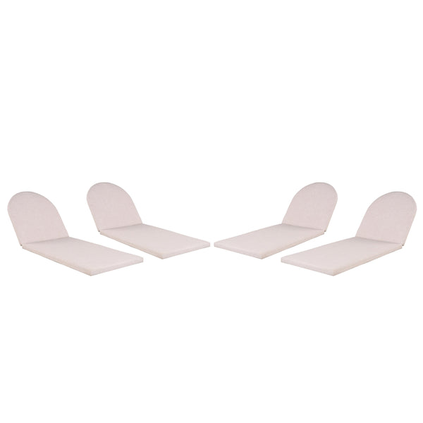 English Elm Christopher Knight Home® - Outdoor Chaise Lounge Cushion Set Of 4 - Stylish Beige, Weather-Resistant & Comfortable For Patio Use N770P298696B004