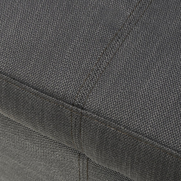 English Elm Christopher Knight Home® - HAYES Storage Ottoman Bench with Roll Arms and PU Leather Upholstery, Built-In Hidden Seat Storage, Birch Wood Legs Gray 57735.00GAY