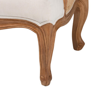 English Elm Bohemian Rattan Seagrass Accent Chair with Curved Back for Coastal Living Rooms B2750P467689
