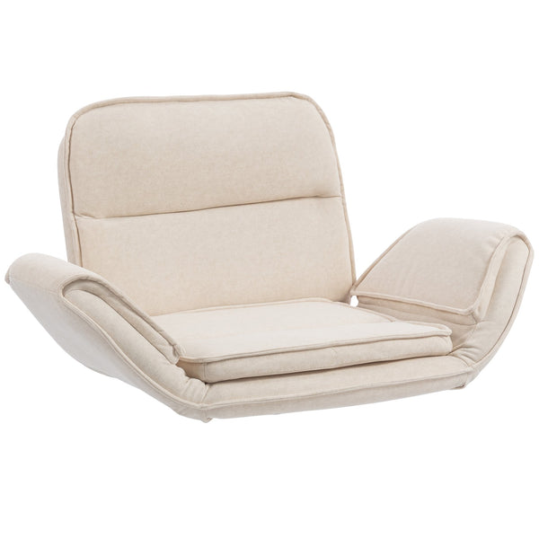 English Elm Stylish Barrel Swivel Accent Chair Upholstered Seat with Storage for Vanity or Dining W3248P424649