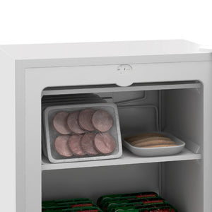 English Elm Homcom Compact Upright Freezer 3 Cu Ft with Adjustable Thermostat for Dorm Apartment White W2225P200388
