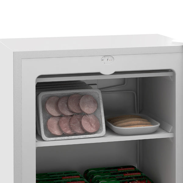 English Elm Homcom Compact Upright Freezer 3 Cu Ft with Adjustable Thermostat for Dorm Apartment White W2225P200388