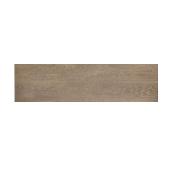 English Elm U_Style Modern Ash Veneer Console Table - Stylish Entryway, Hallway, And Living Room Furniture Solution N711P241324O-GIGA