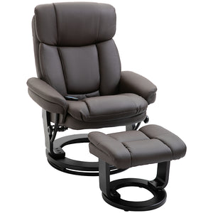 English Elm HOMCOM Electric Lift Recliner Chair with Remote Control, Supportive Foam & Pocket Storage for Seniors Brown W2225P217950