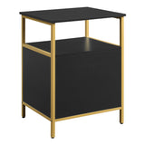 OSP Home Furnishings Modern Life Utility Table Black