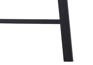 English Elm Computer Desk with Industrial Sawhorse Legs and 4 Open Shelves, 48" Reclaimed Wood-Look Workspace Grey 51 L x 26 W x 5 H B2710P219815