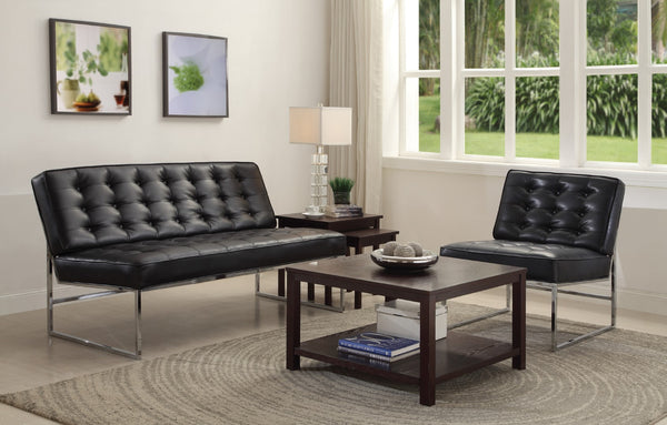 OSP Home Furnishings Anthony 26” Wide Chair  Black