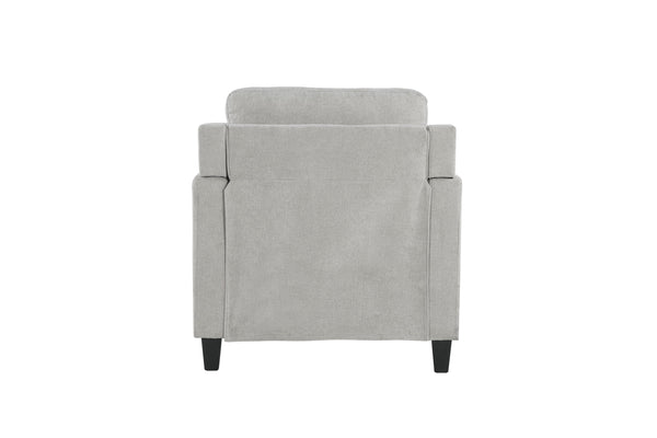 English Elm Horatio Elegant Chenille Accent Chair with Pocket Coil Seat, Modern Tight-Back Design & Durable Frame taupe 30 L x 26 W x 24 H B2726P248621