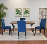 English Elm Ashzo 5-Piece Dining Set, Hairpin Dining Table With 4 Chairs, 3 Color Options