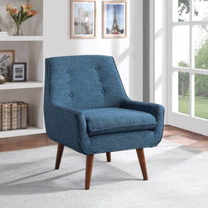 OSP Home Furnishings Blue Rhodes Chair Blue