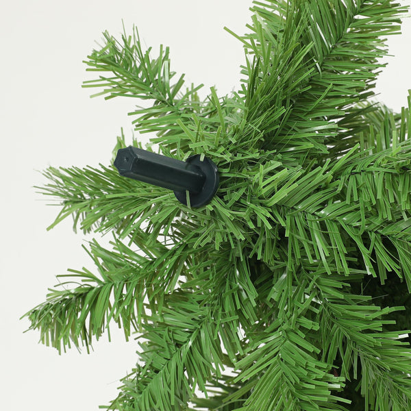 English Elm Pencil Slim Flocked Christmas Tree with Snow Dusted Branches for Entryways T3971P413064