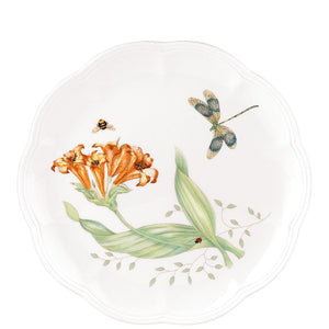 Lenox Butterfly Meadow Dragonfly Accent Plate Multi, WHITE PORCELAIN 6083547