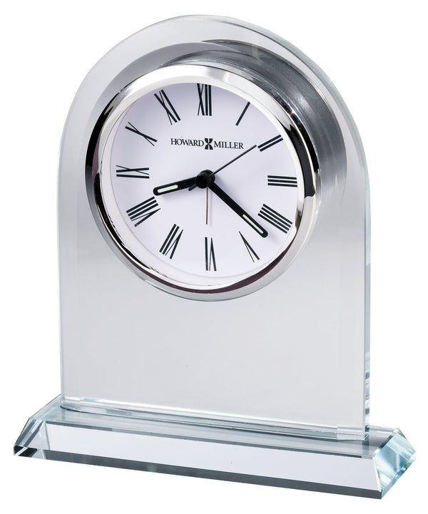 Hekman Furniture 645825 Vesta Crystal Tabletop Clock - Elegant Quartz Movement With Stunning Starphire Design  Vesta Tabletop Clock 645825